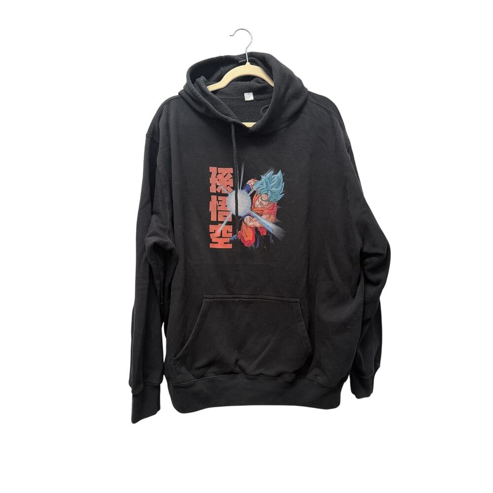 Dragon Ball Super anime pullover hoodie Bioworld. XXL Goku Charging Up